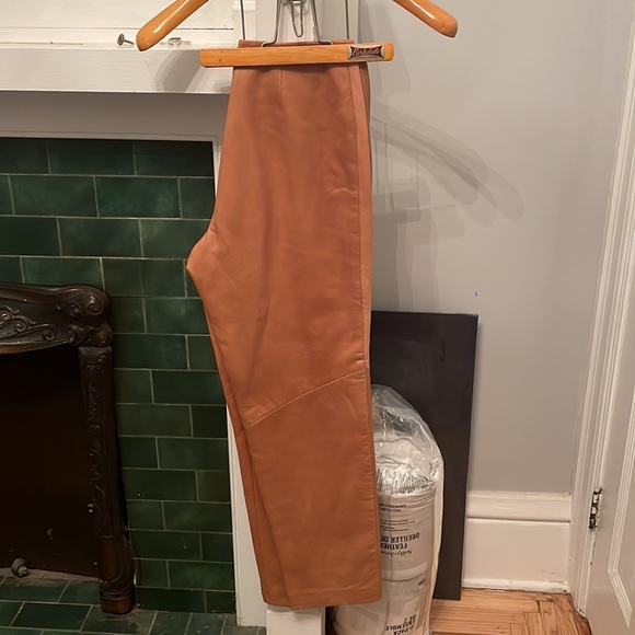 “DANIER” leather pants - vintage- size 8 - Picture 2 of 11